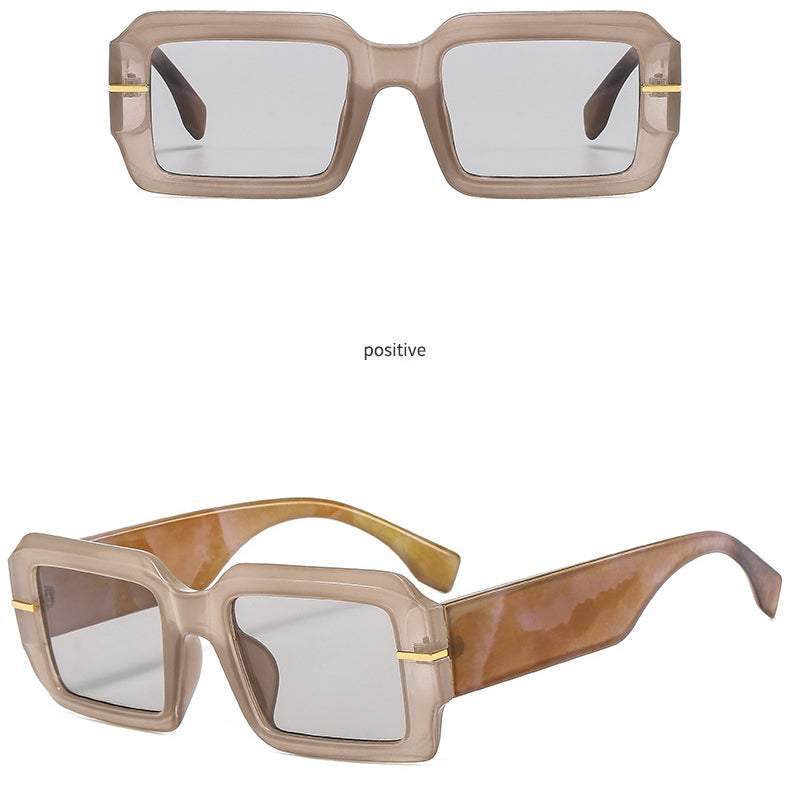 Gafas de sol de PC de marco cuadrado al por mayor